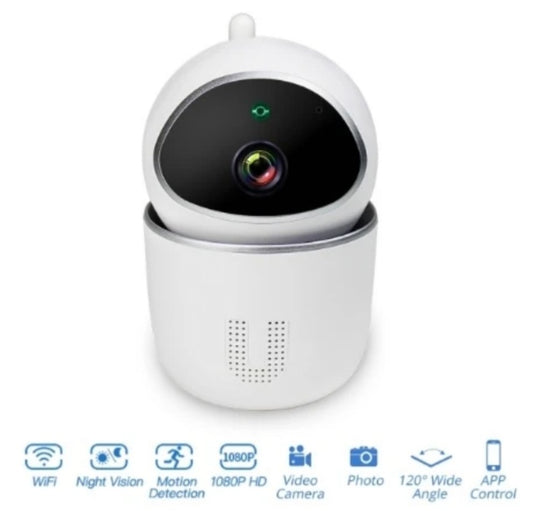 ViNka CCTV kamera 1080P med larm wifi röststyrning
